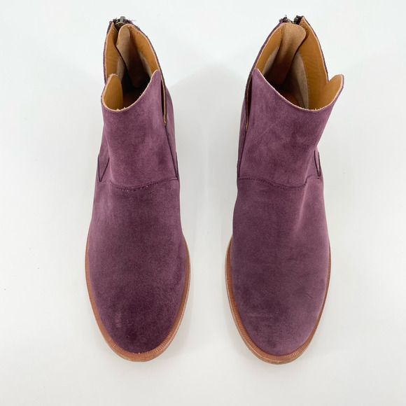 Kork-Ease Womens Ryder Ankle Suede Boots Block Heels Zipper Size 7 worn once - Picture 4 of 8